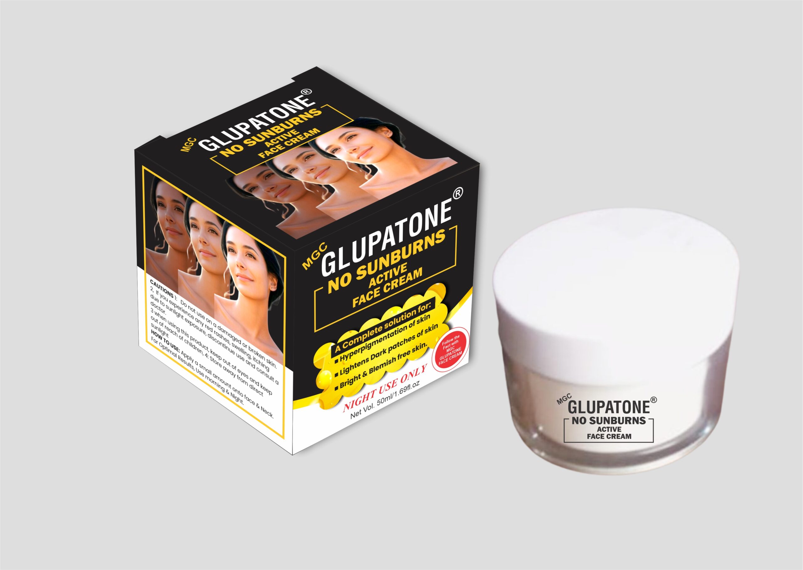Glupatone Sunburn Cream by MGC