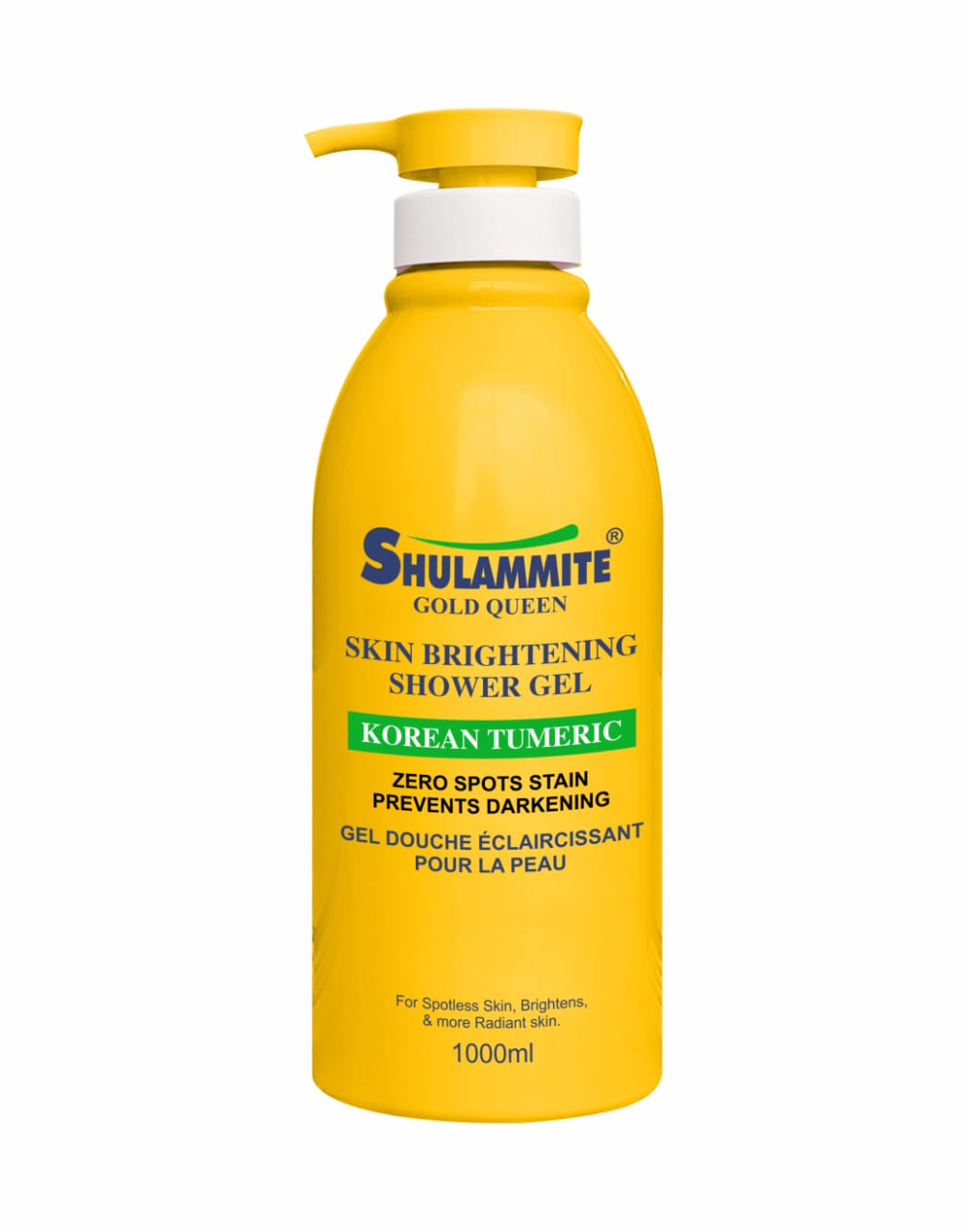 Shulammite Gold Queen Turmeric Shower Gel 1000ml | Skin Brightening