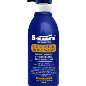 Shulammite Gold Queen Goat Milk Body Wash 1000ml – Brightening & Anti-Aging Shower Gel